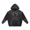 LM Crown - Vintage Washed Frayed Fleece Hoodie - Unisex