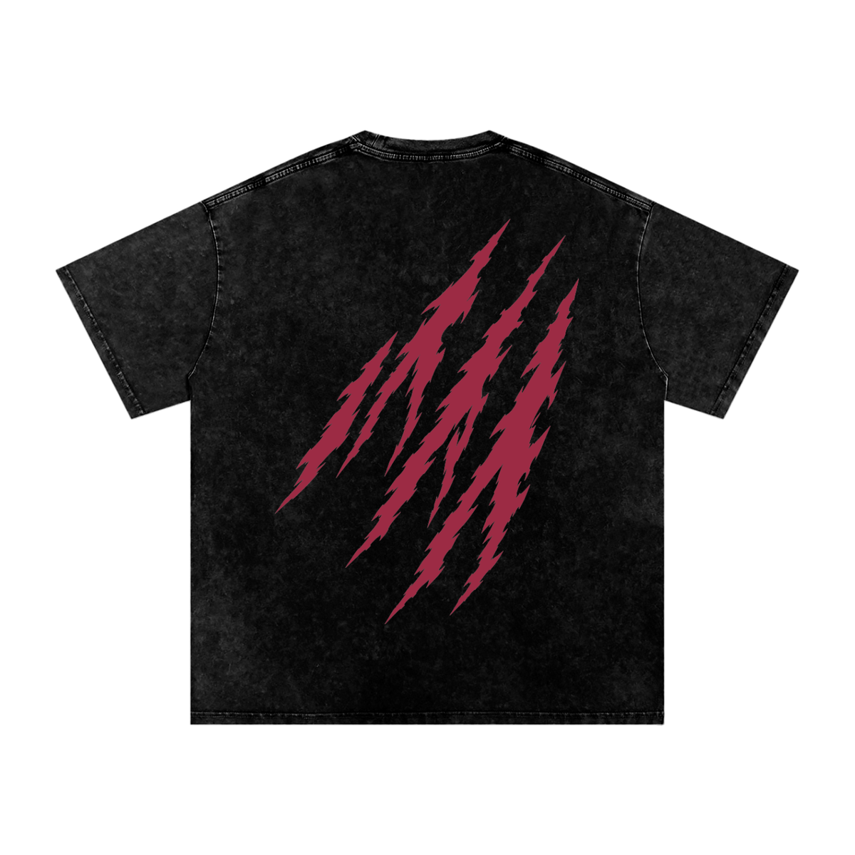 Built Not Given Snow Washed Oversized Cotton T-Shirt