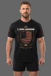 Made in USA Lion Mode Essential Cotton T-Shirt