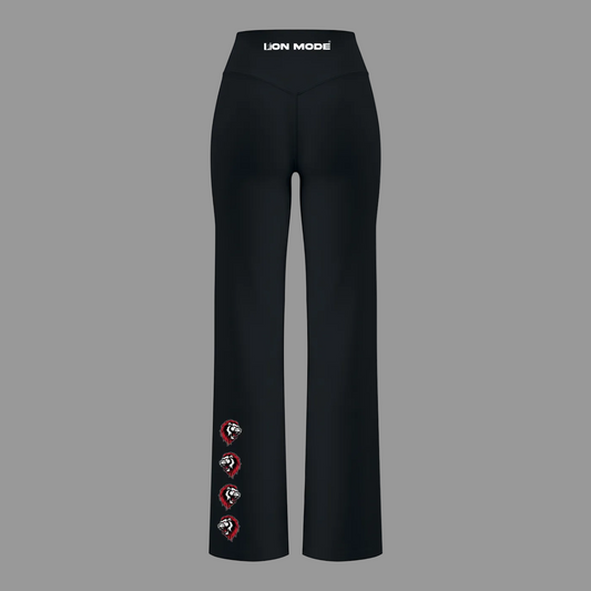 LM - Women's High Waisted Straight Leg Sweat Pants