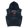 Unisex Vintage Wash Sun Fade Sleeveless Hoodie