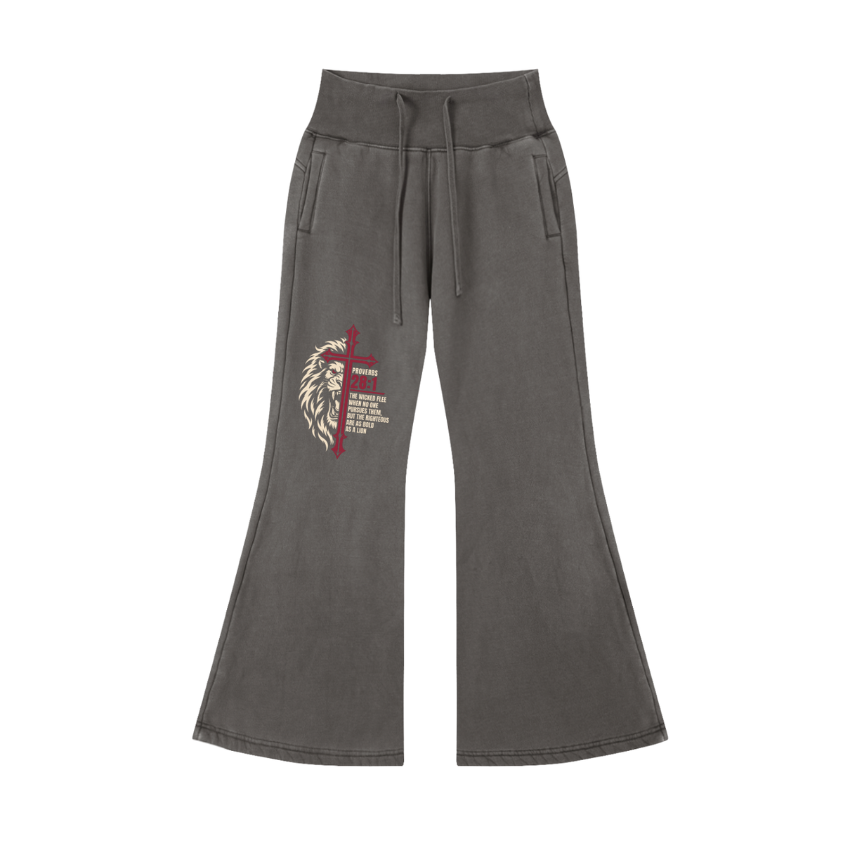 Be Bold - Proverbs Flared Fleece Pants