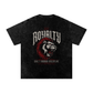 Royalty Built Through Discipline Snow Washed Oversized Cotton T-Shirt