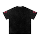 Lion Mode Dscipline Over Everything Snow Washed Oversized Cotton T-Shirt