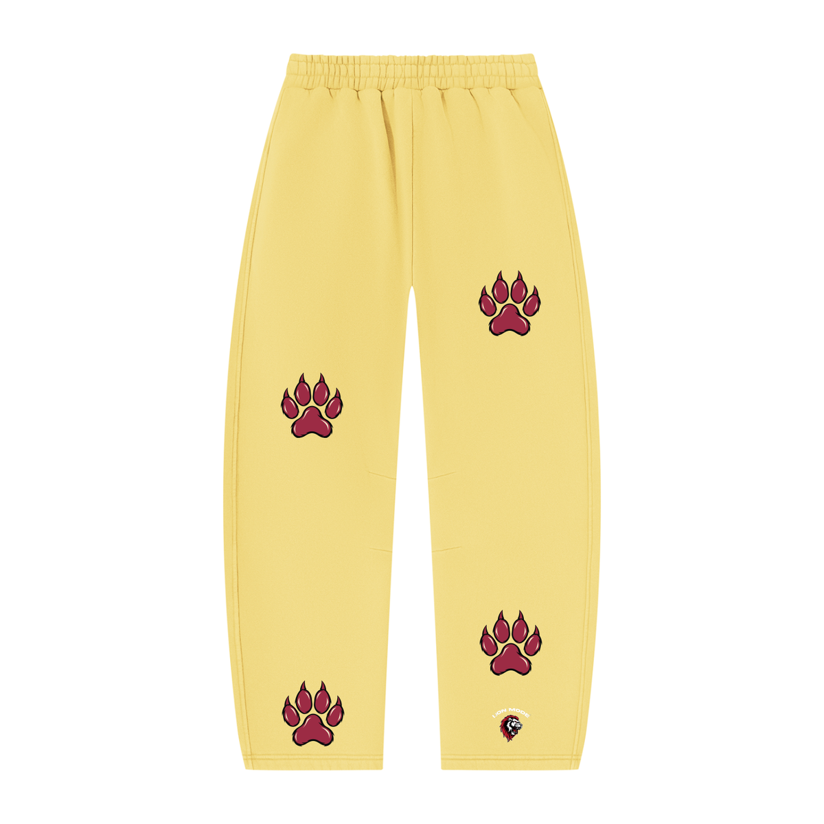 LM - BSP Paw Vintage Wash Barrel Leg Fleece Sweatpants - Unisex