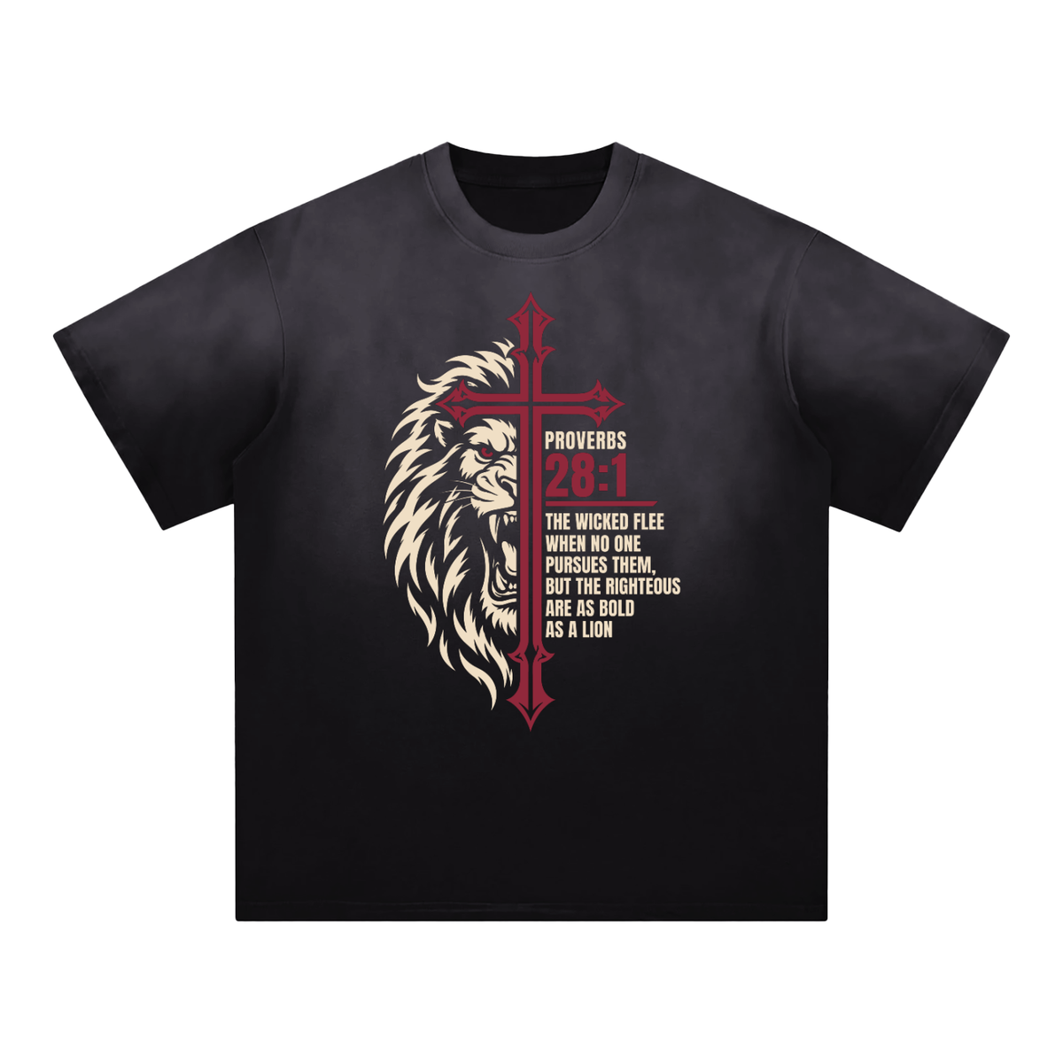 Be Bold - Proverbs 28:1 Sunfade Unisex T-Shirt