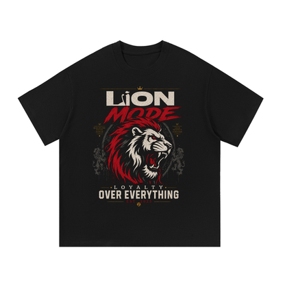 Lion Mode Loyalty Over Everything Essential Cotton T-Shirt
