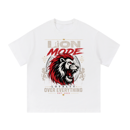 Lion Mode Loyalty Over Everything Essential Cotton T-Shirt