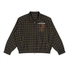 LM -  Men's Plaid Zip Track Jacket