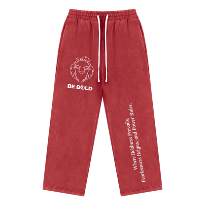 LM Unisex Lion Eyes Fleece Sweatpants