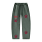 LM - BSP Paw Vintage Wash Barrel Leg Fleece Sweatpants - Unisex