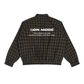 LM -  Men's Plaid Zip Track Jacket