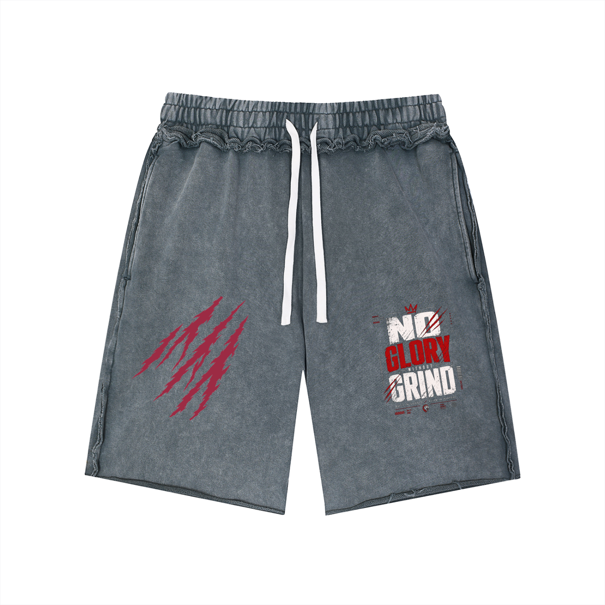 LM - No Glory Without Grind  Mineral Wash Mens Shorts