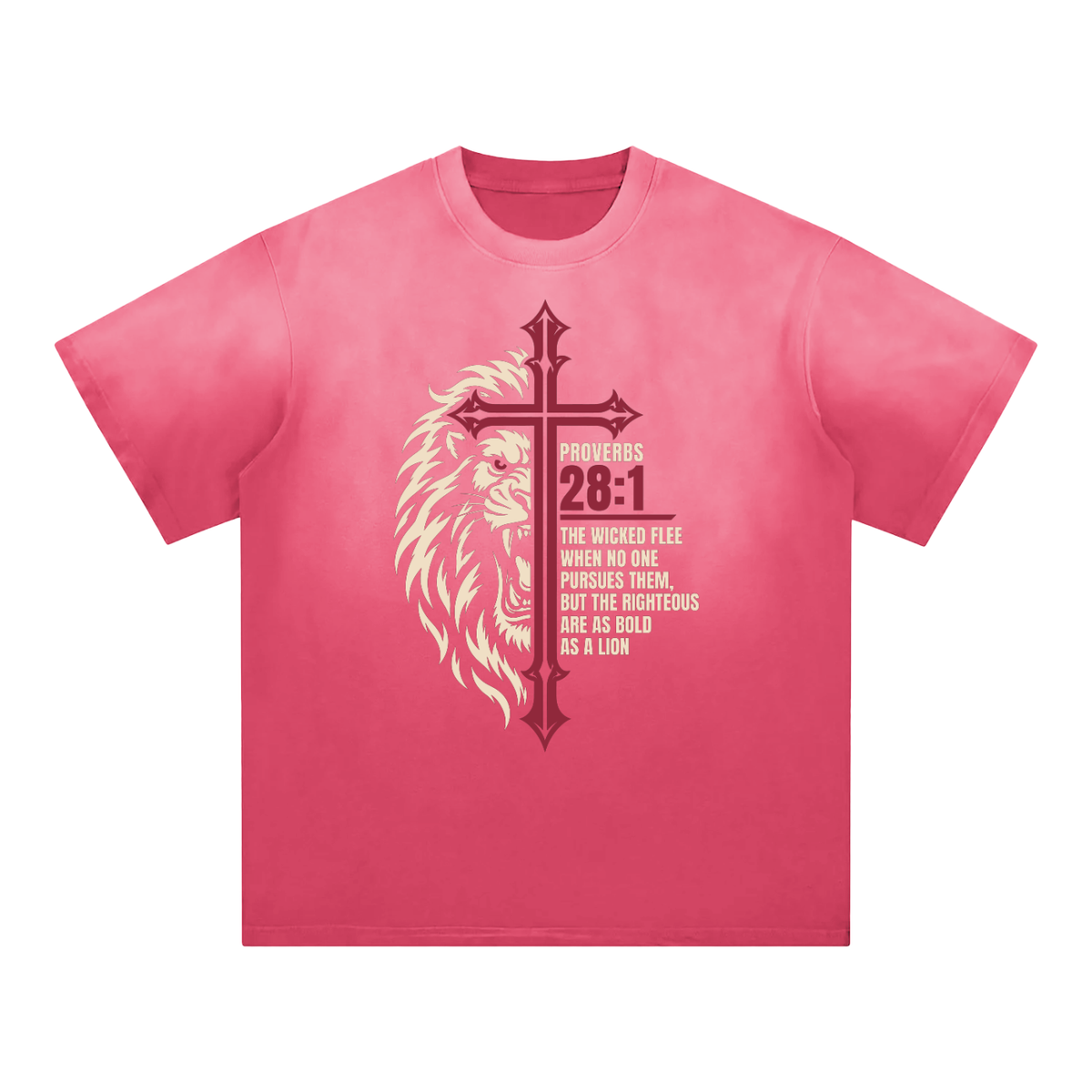 Be Bold - Proverbs 28:1 Sunfade Unisex T-Shirt
