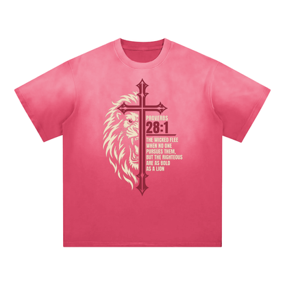 Be Bold - Proverbs 28:1 Sunfade Unisex T-Shirt