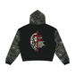 Be Bold - Colorblock Camo Full Zip Boxy Hoodie - Unisex