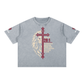 Be Bold - Proverbs 28:1 - Mineral Wash Boxy Unisex T-Shirt