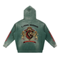 Vintage Washed Frayed Fleece Hoodie