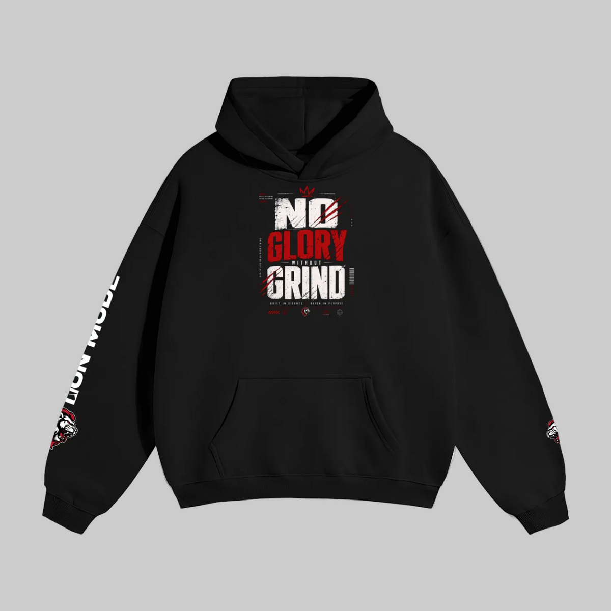 LM - No Glory Without Grind - Unisex Fleeced Hoodie