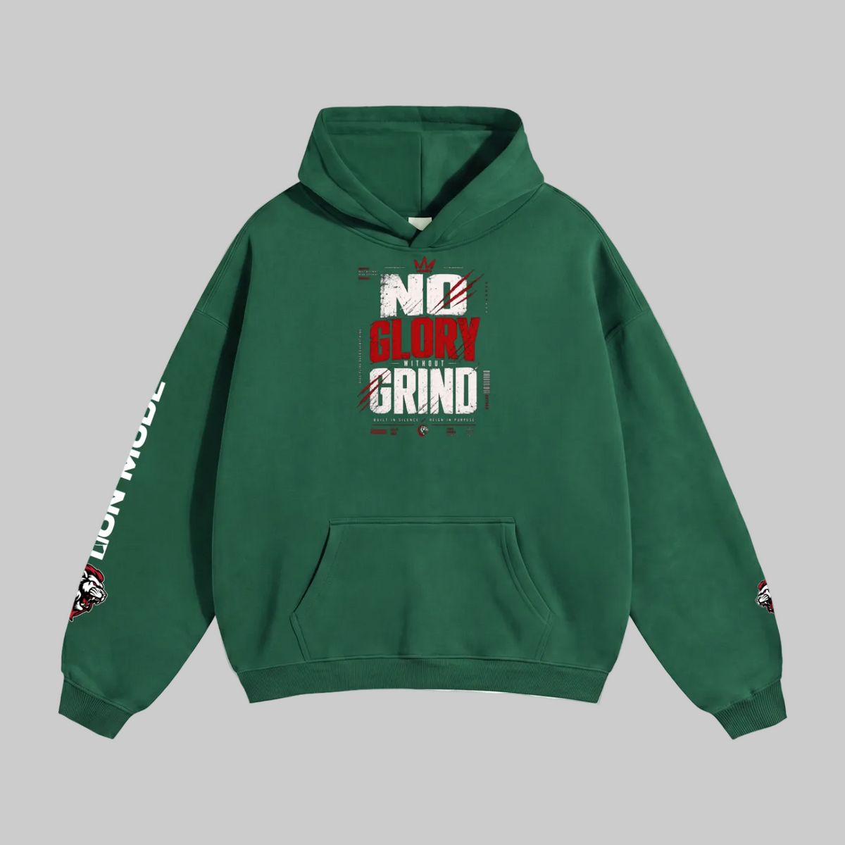LM - No Glory Without Grind - Unisex Fleeced Hoodie