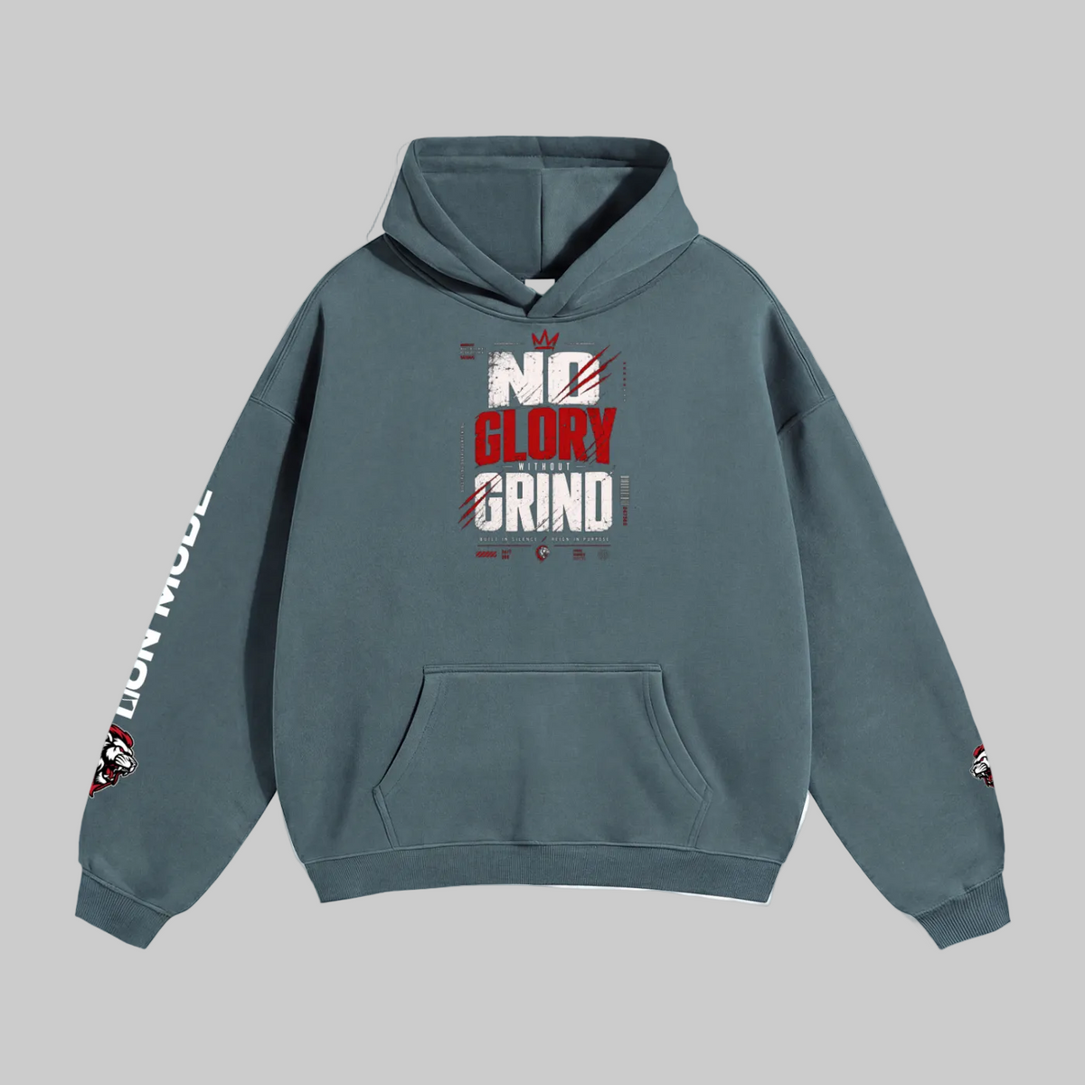 LM - No Glory Without Grind - Unisex Fleeced Hoodie