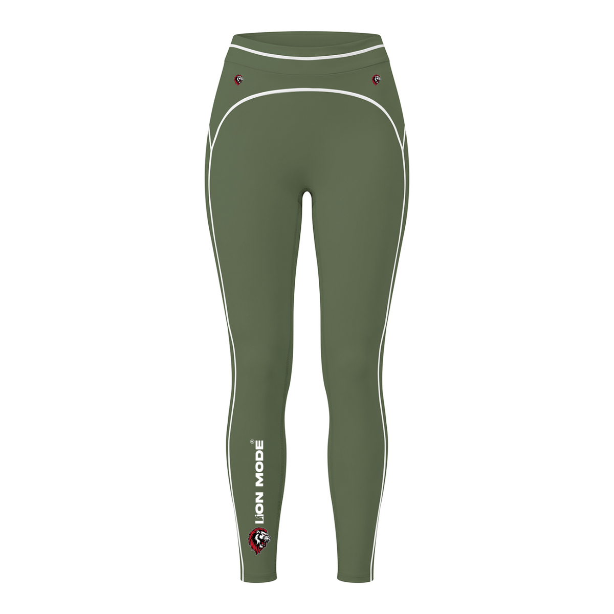 Lion Mode - Women's High Rise Topstitch Leggings