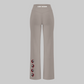 LM - Women's High Waisted Straight Leg Sweat Pants