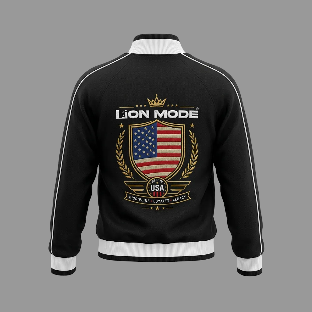 Made in USA - Unisex Raglan Sleeve Zip Track Jacket