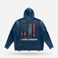 LM - American Made - Unisex Distressed Zip Sweater