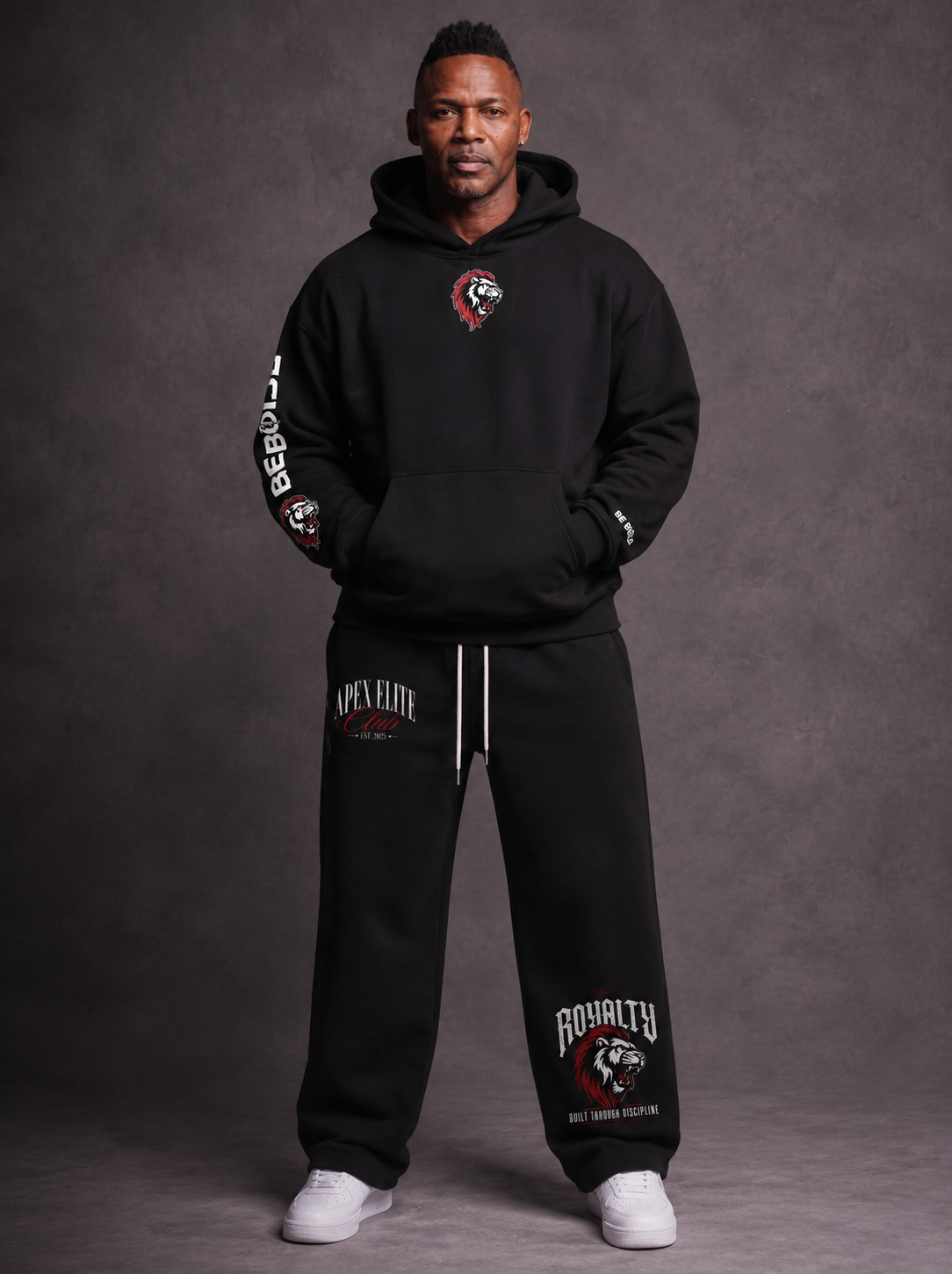 Apex Elite - Essential Straight-Leg Sweatpants - Silver Collections