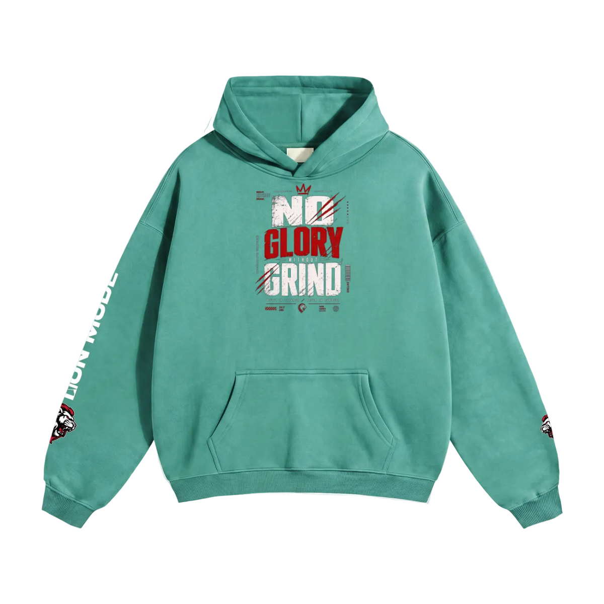 LM - No Glory Without Grind - Unisex Fleeced Hoodie