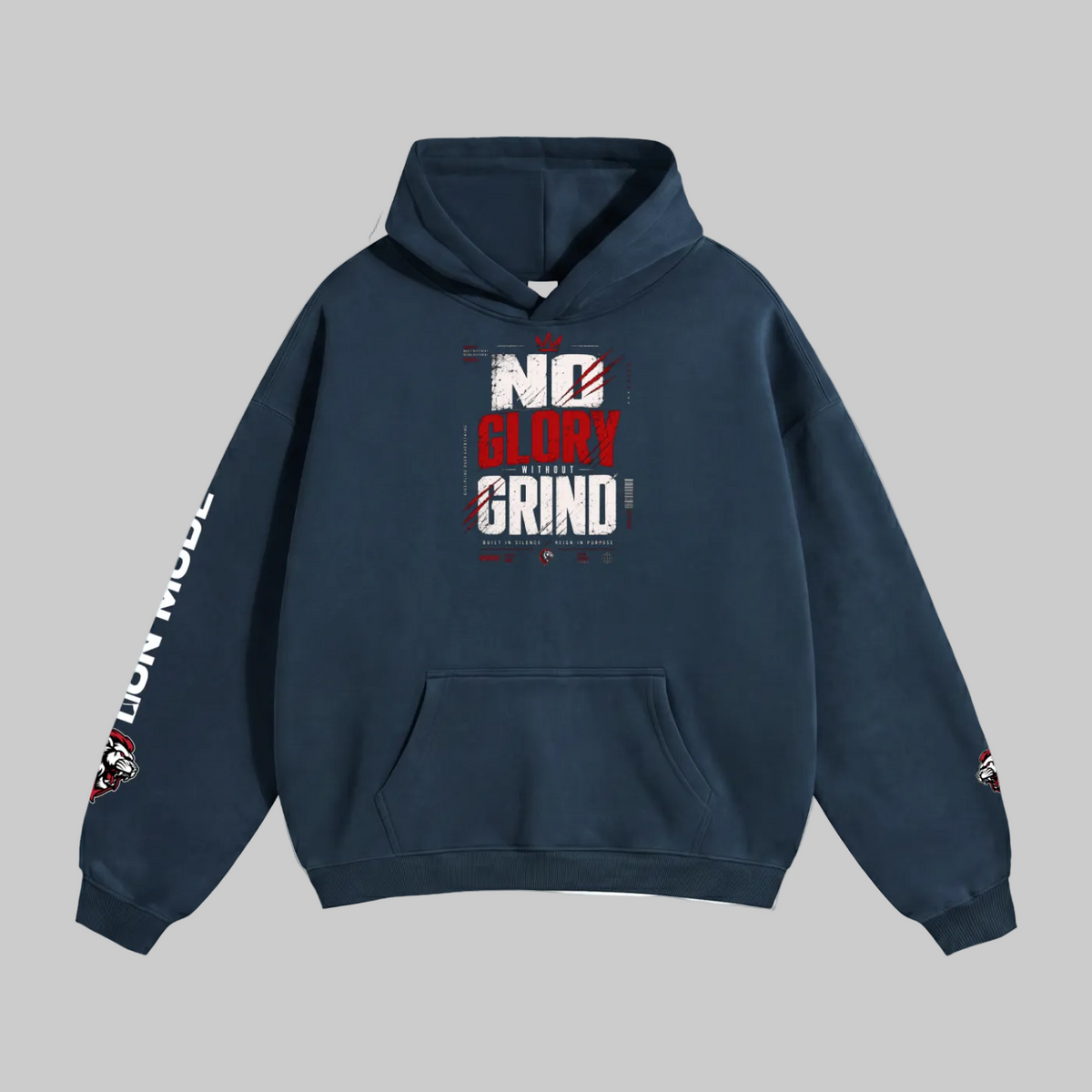 LM - No Glory Without Grind - Unisex Fleeced Hoodie