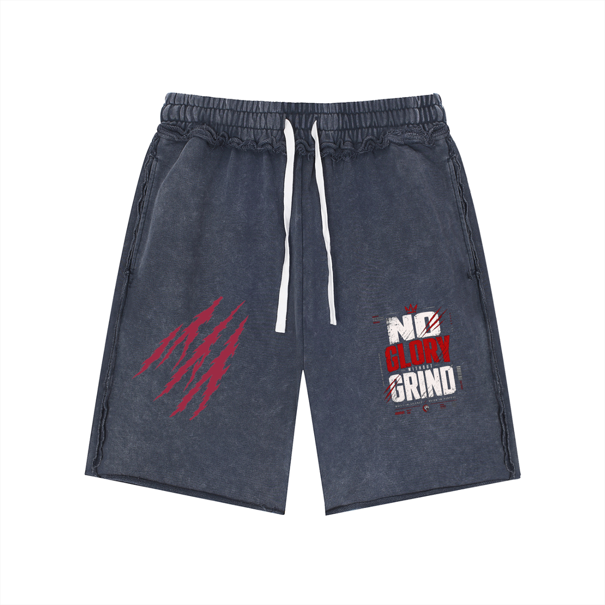 LM - No Glory Without Grind  Mineral Wash Mens Shorts