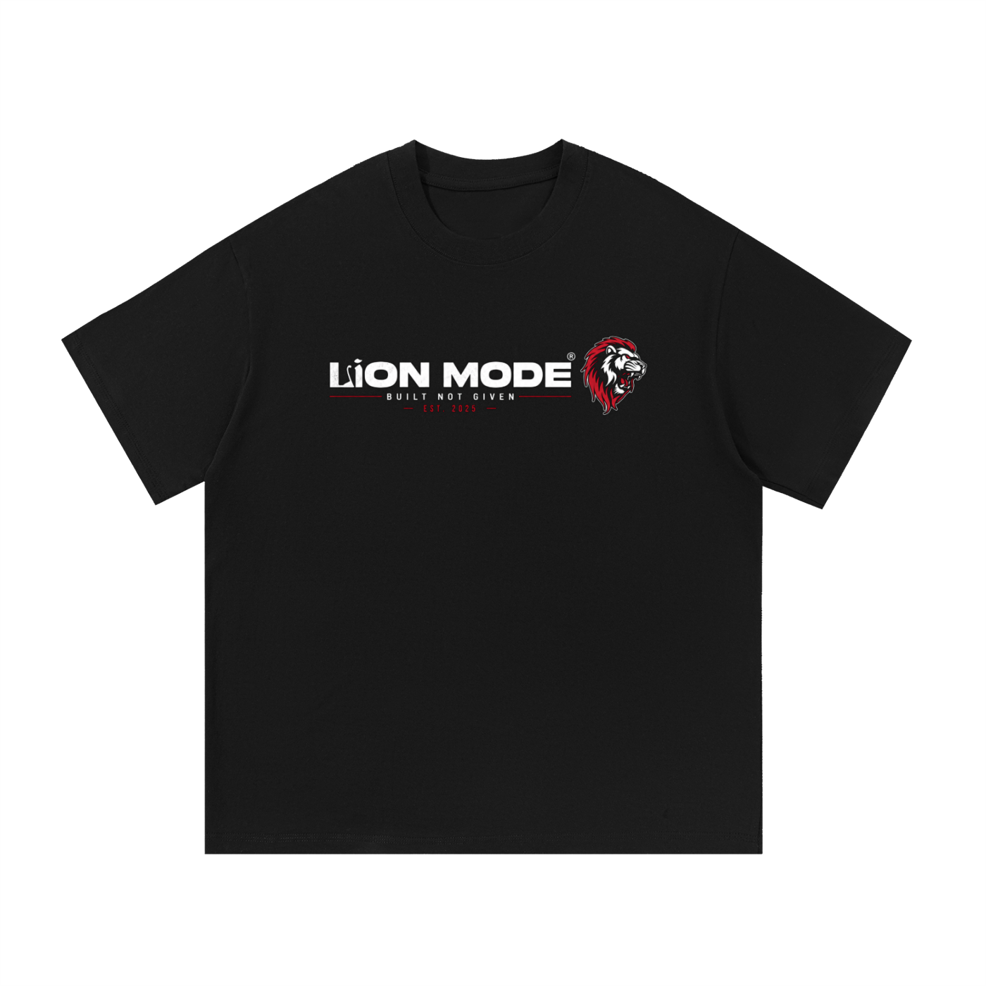 Lion Mode Built Not Given Essential Cotton T-Shirt