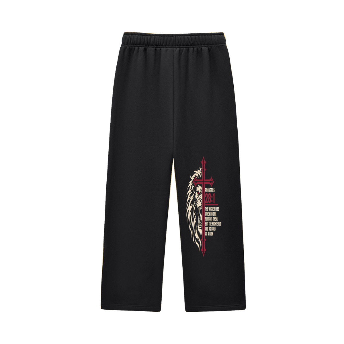 Be Bold - Contrast-Stitched Fleece Men's Sweatpants