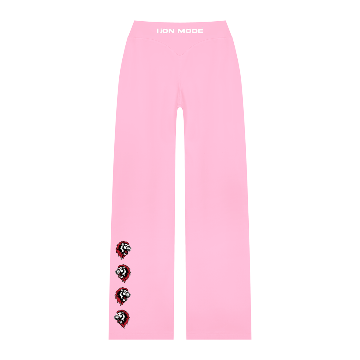 LM - Women's High Waisted Straight Leg Sweat Pants
