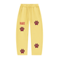 LM - BSP Paw Vintage Wash Barrel Leg Fleece Sweatpants - Unisex