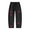 LM - BSP Paw Vintage Wash Barrel Leg Fleece Sweatpants - Unisex