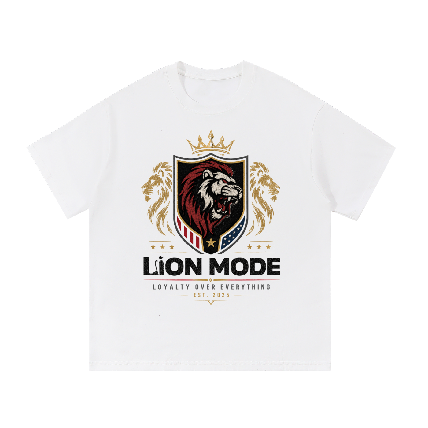 Lion Mode Essential Cotton T-Shirt