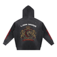 LM Crown - Vintage Washed Frayed Fleece Hoodie - Unisex