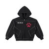 Be Bold - Contrast-Stitched Men's Fleece Zip Hoodie