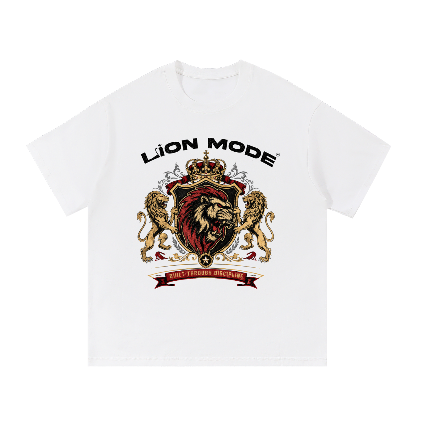 Lion Mode Essential Cotton T-Shirt