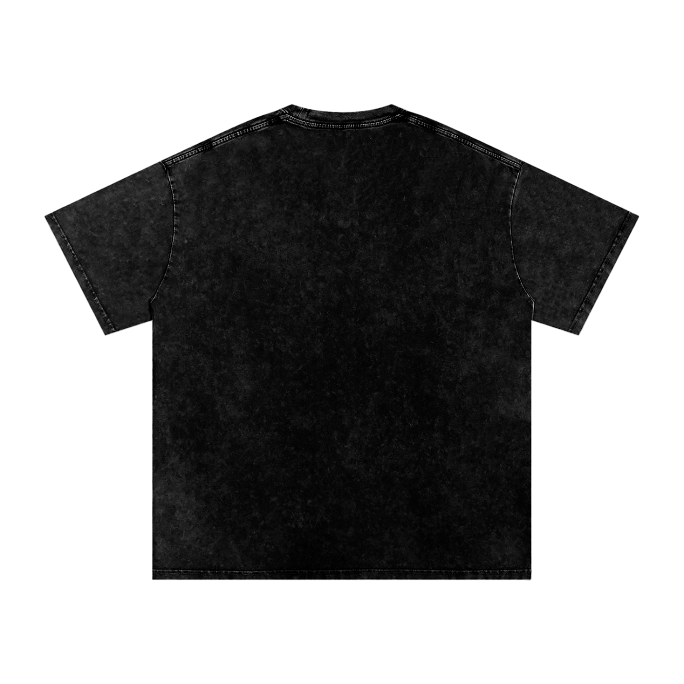 Royalty Built Through Discipline Snow Washed Oversized Cotton T-Shirt