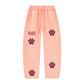 LM - BSP Paw Vintage Wash Barrel Leg Fleece Sweatpants - Unisex