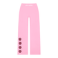 LM - Women's High Waisted Straight Leg Sweat Pants