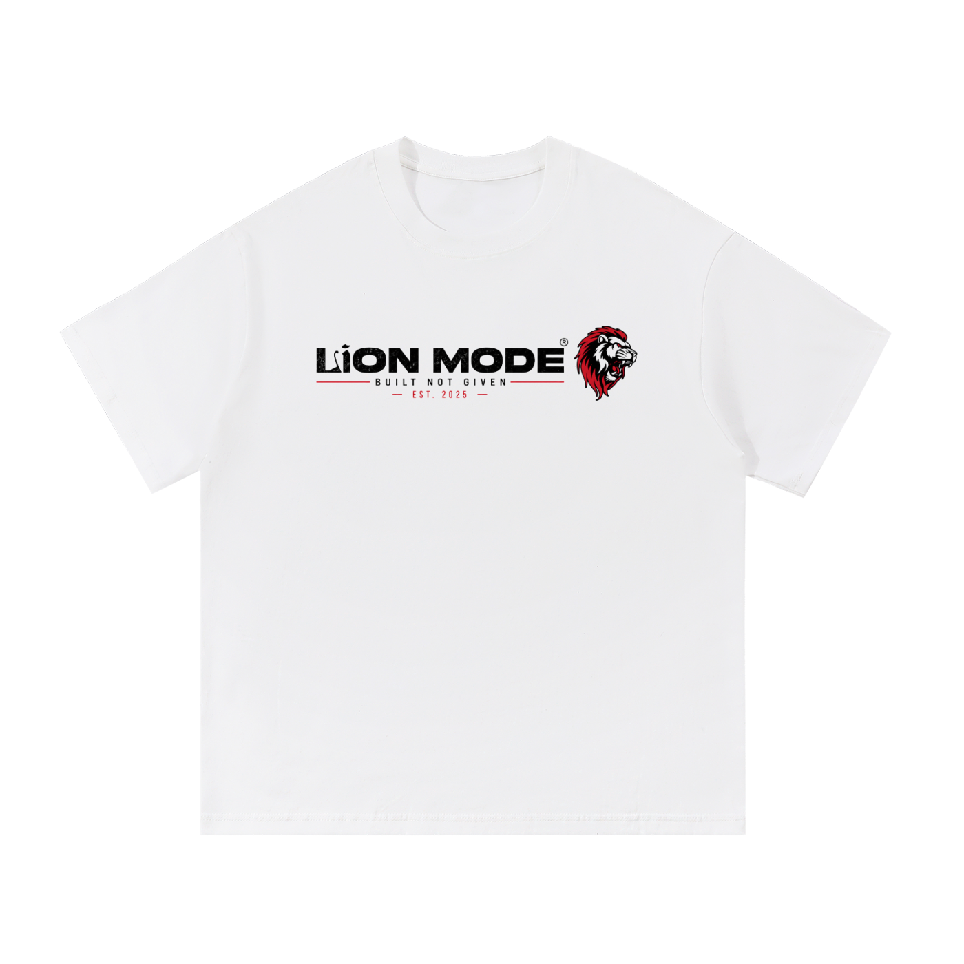 Lion Mode Built Not Given Essential Cotton T-Shirt