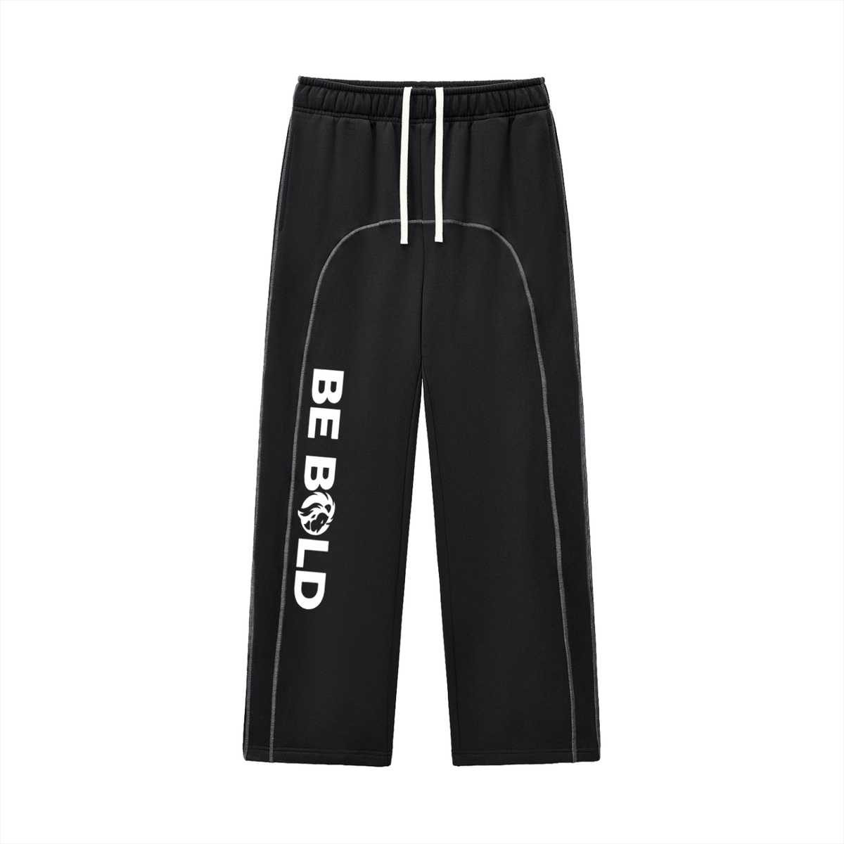Be Bold - Contrast-Stitched Fleece Men's Sweatpants