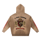 Vintage Washed Frayed Fleece Hoodie