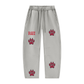 LM - BSP Paw Vintage Wash Barrel Leg Fleece Sweatpants - Unisex